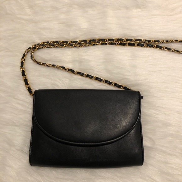 Handbags - Black Leather Crossbody Bag